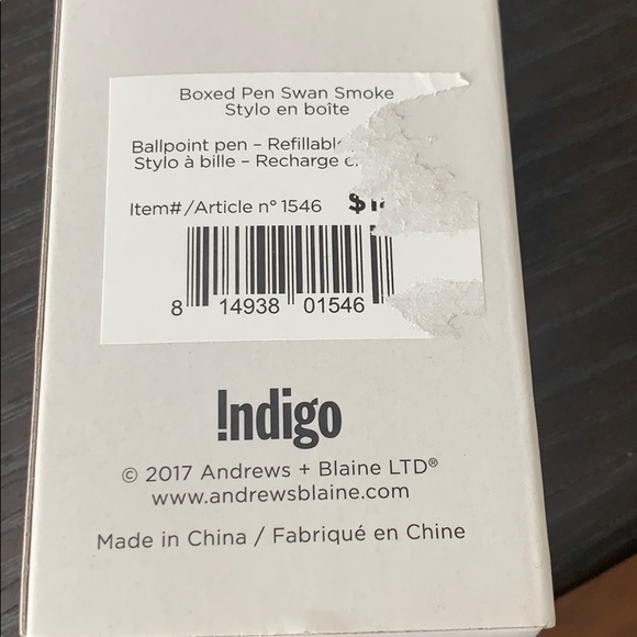 Indigo marble design ballpoint pen - Picture 4 of 4